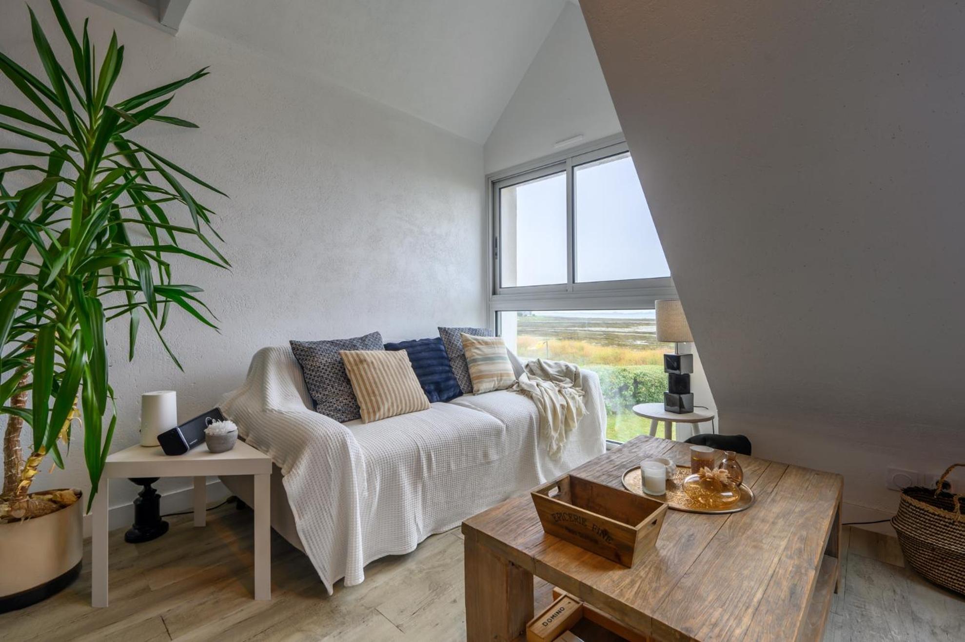 L'Appel Du Large - Duplex Vue Mer Penvins 萨尔佐 外观 照片
